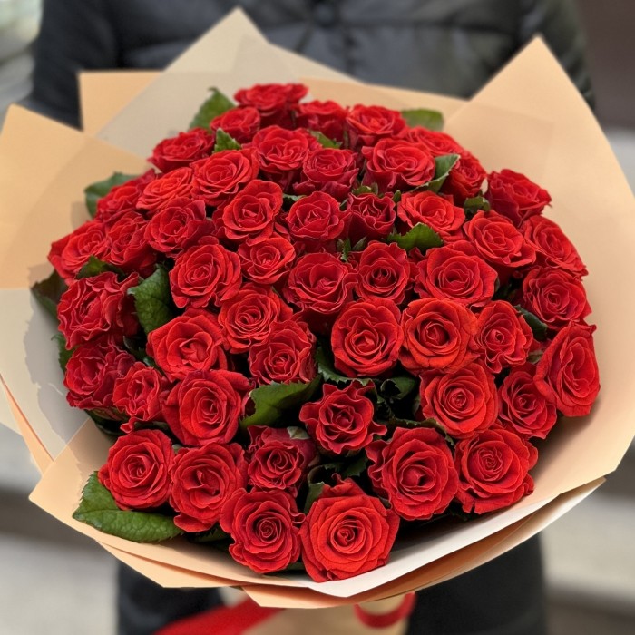 51 красная роза Эль Торо (El Toro Medium)